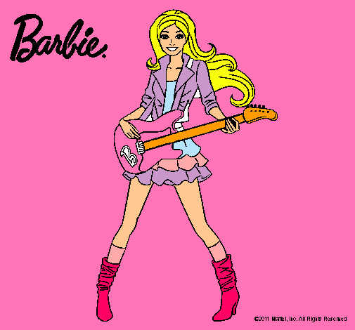 Barbie guitarrista