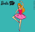 Dibujo Barbie bailarina de ballet pintado por ADRIANYYOLY