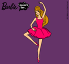 Dibujo Barbie bailarina de ballet pintado por alito