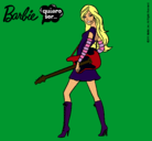 Dibujo Barbie la rockera pintado por Mm94