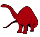 Dibujo Braquiosaurio II pintado por bulterri