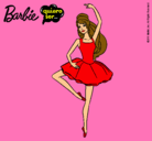 Dibujo Barbie bailarina de ballet pintado por emat