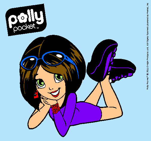 Dibujo Polly Pocket 13 pintado por anabela