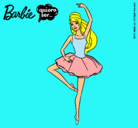 Dibujo Barbie bailarina de ballet pintado por mlki