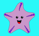 Dibujo Estrella de mar pintado por 123456789009
