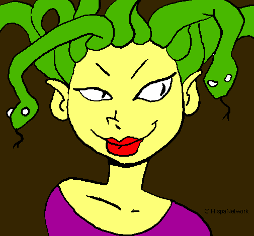 Mujer medusa