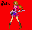 Dibujo Barbie guitarrista pintado por LULE875
