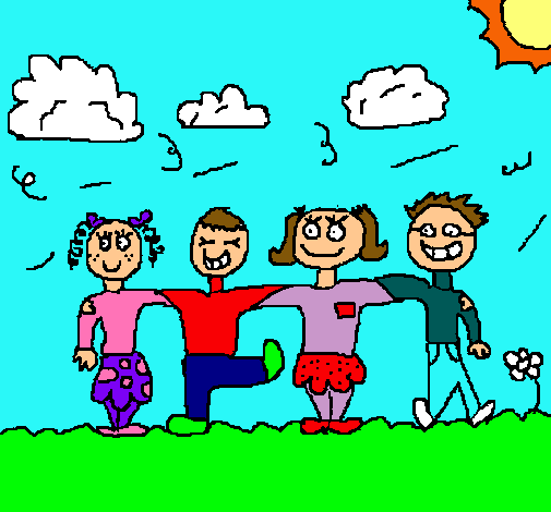 Dibujo de Amigos pintado por Amigos en  el día 08-05-11 a las  22:14:32. Imprime, pinta o colorea tus propios dibujos!