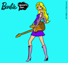 Dibujo Barbie la rockera pintado por acoraima