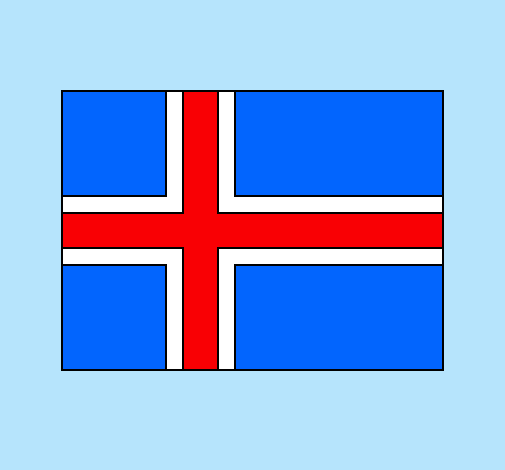 Dibujo Islandia pintado por mrsoloella