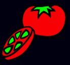 Dibujo Tomate pintado por ritita