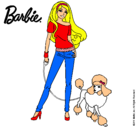 Dibujo Barbie con look moderno pintado por caterin5678