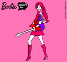 Dibujo Barbie la rockera pintado por DANYYYY