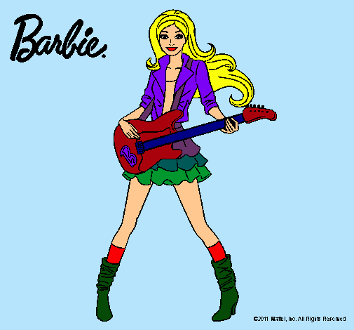 Barbie guitarrista