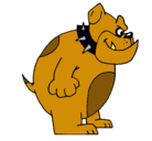 Dibujo Bulldog inglés pintado por nathalu