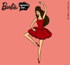 Dibujo Barbie bailarina de ballet pintado por estephanie