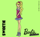 Dibujo Barbie Fashionista 6 pintado por Daaf