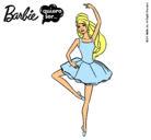 Dibujo Barbie bailarina de ballet pintado por yeneviz