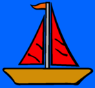 Dibujo Barco velero pintado por emat
