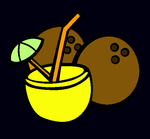 Cóctel de coco