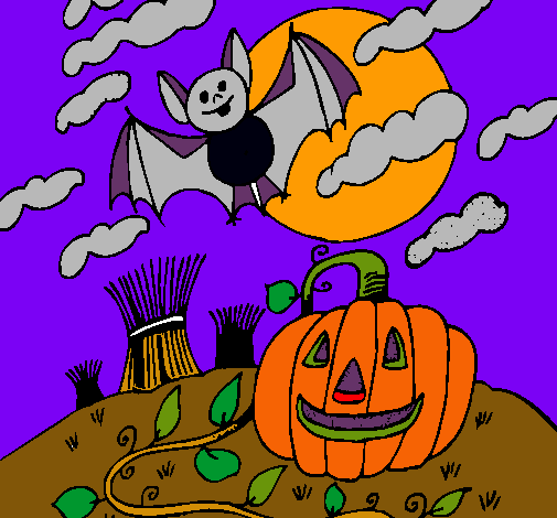 Paisaje de Halloween