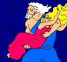 Dibujo El rapto de Perséfone pintado por pajarit
