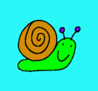 Dibujo Caracol 4 pintado por swq23rtt