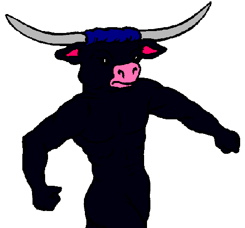 Dibujo Cabeza de búfalo pintado por Gemitaber