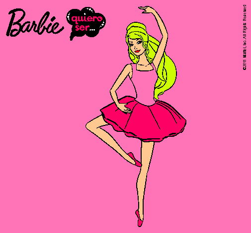 Dibujo Barbie bailarina de ballet pintado por dianaeliza