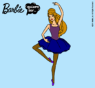 Dibujo Barbie bailarina de ballet pintado por jugar