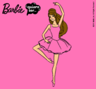 Dibujo Barbie bailarina de ballet pintado por patote