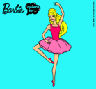 Dibujo Barbie bailarina de ballet pintado por MADELIS