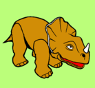 Dibujo Triceratops II pintado por bejamin
