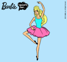 Dibujo Barbie bailarina de ballet pintado por arelisbp