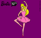 Dibujo Barbie bailarina de ballet pintado por doni
