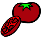 Dibujo Tomate pintado por aaaaaaddddd