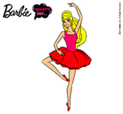 Dibujo Barbie bailarina de ballet pintado por belinha