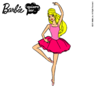 Dibujo Barbie bailarina de ballet pintado por clabel