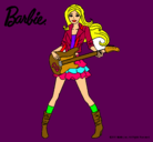 Dibujo Barbie guitarrista pintado por jjjjjjjjjjjj