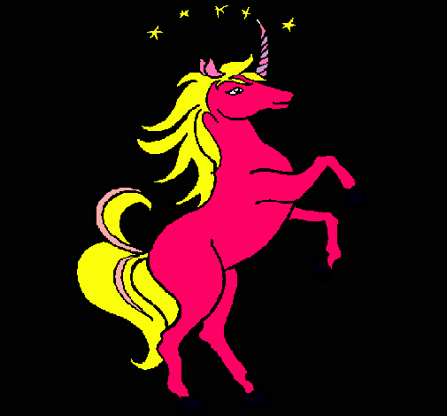 Dibujo Unicornio pintado por Gemitaber