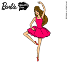 Dibujo Barbie bailarina de ballet pintado por liliahan