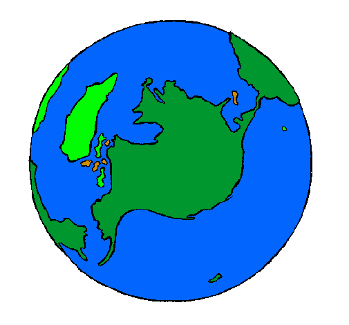 Dibujo Planeta Tierra pintado por yulisa09