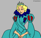 Dibujo Princesa real pintado por beatris