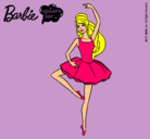 Dibujo Barbie bailarina de ballet pintado por YISEDO