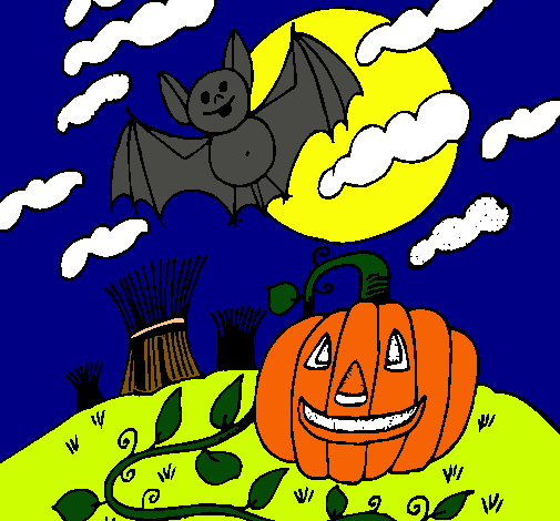 Paisaje de Halloween