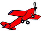 Dibujo Avión de juguete pintado por rodriguez