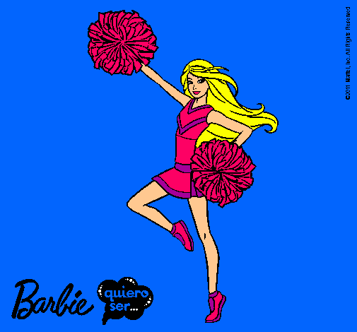 Dibujo Barbie animadora pintado por FRAN_KIE