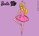 Dibujo Barbie bailarina de ballet pintado por prinsesa
