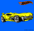 Dibujo Hot Wheels 3 pintado por experto