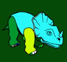 Dibujo Triceratops II pintado por bgrbtr5tb4